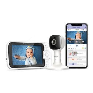 HUBBLE CONNECTED Nursery Pal Cloud 5" Smart HD Baby Monitor with Night Light - N